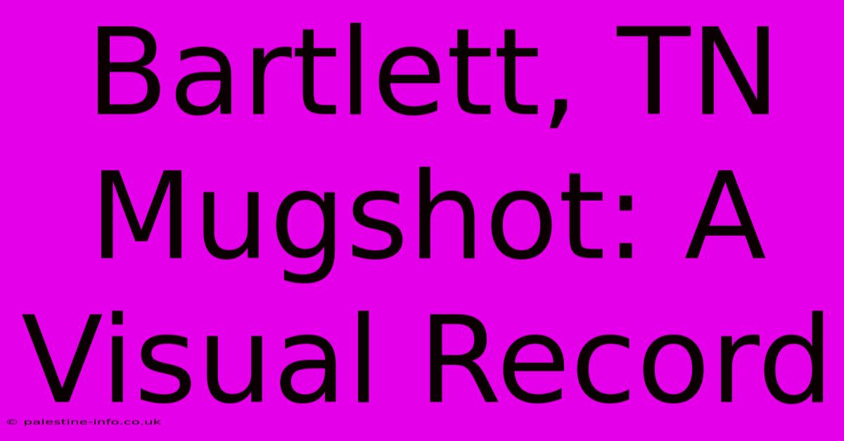 Bartlett, TN Mugshot: A Visual Record