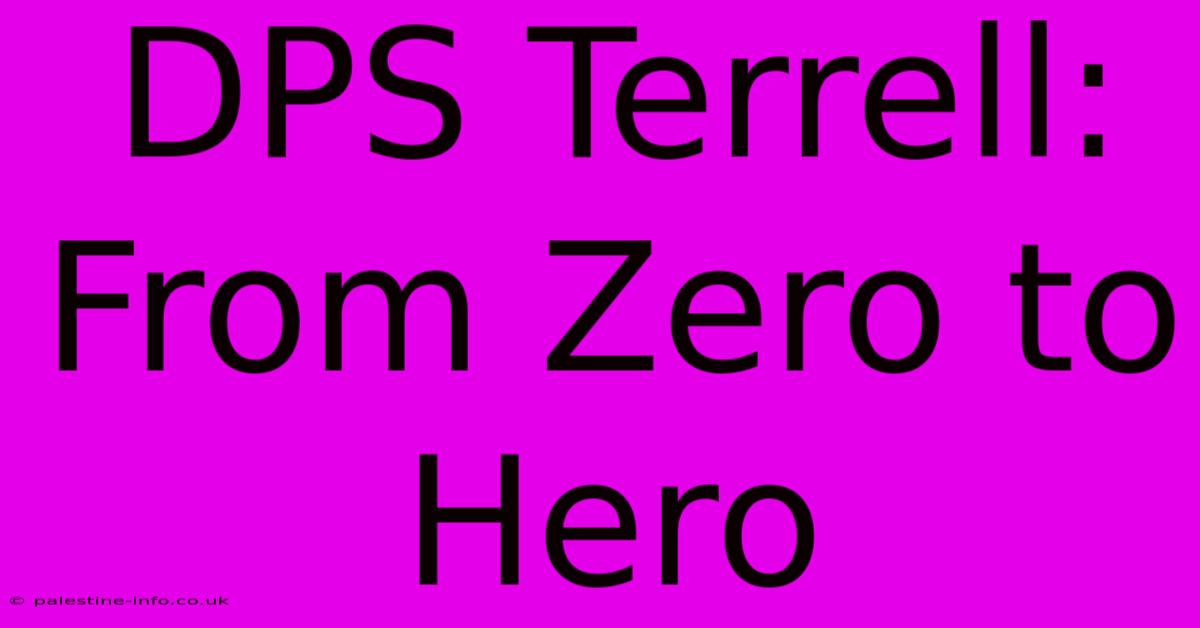 DPS Terrell: From Zero To Hero