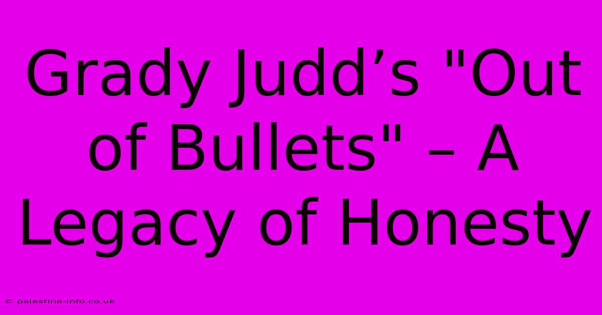 Grady Judd’s 