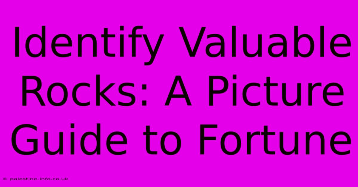 Identify Valuable Rocks: A Picture Guide To Fortune