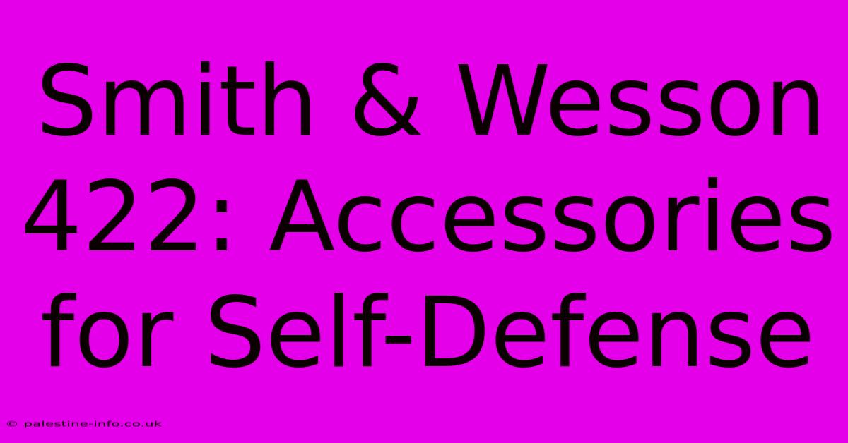 Smith & Wesson 422: Accessories For Self-Defense