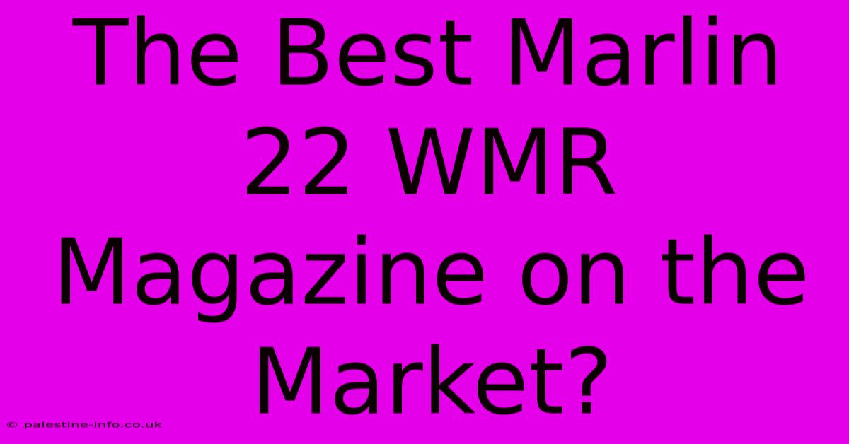 The Best Marlin 22 WMR Magazine On The Market?