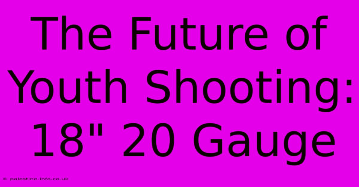 The Future Of Youth Shooting: 18