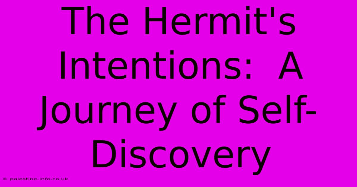 The Hermit's Intentions:  A Journey Of Self-Discovery