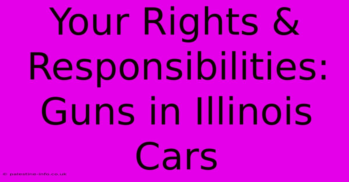 Your Rights & Responsibilities: Guns In Illinois Cars